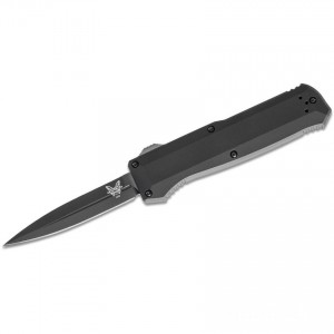 Benchmade 4700DLC Precipice AUTO OTF Knife 3.45" Black S30V Spear Point Blade, Aluminum Handles for Sale