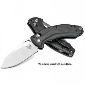 Benchmade 818BK Mini Loco AXIS Folding Knife 3.38" S30V Black Plain Blade, Black G10 Handles for Sale