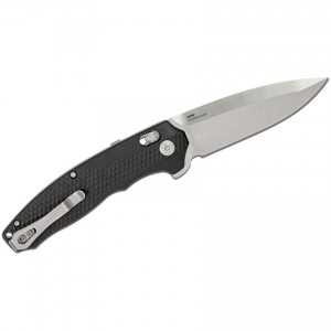 Benchmade Vector AXIS-Assisted Flipper Knife 3.6" S30V Satin Plain Blade, Contoured Black G10 Handles - 495 for Sale