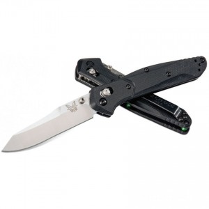 Benchmade Osborne Folding Knife 3.4" S30V Plain Blade, Black G10 Handles - 940-2 for Sale
