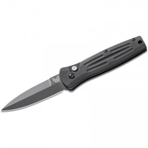 Benchmade Pardue Stimulus AUTO Folding Knife 2.99" 154CM Black Plain Blade, Aluminum Handles - 3551BK for Sale