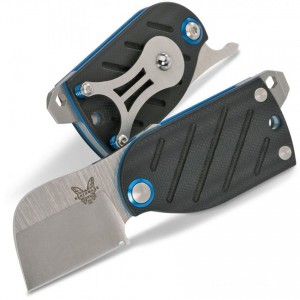 Benchmade Famin/Demongivert Aller Friction Folding Knife 1.6" S30V Satin Plain Blade, Black G10 Handles - 380 for Sale