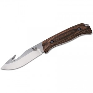 Genuine Benchmade Hunt Saddle Mountain Skinner Fixed 4.17" S30V Blade with Gut Hook, G10 Handles - 15003-2