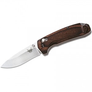 Limited Sale Benchmade Hunt 15031-2 North Fork Folding Knife 2.97" S30V Blade, Stabilized Wood Handles