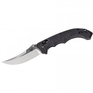 Limited Sale Benchmade Bedlam Folding Knife 3.95" Satin Plain Blade, G10 Handles - 860