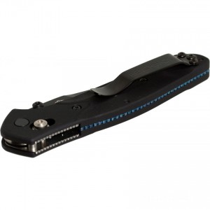 Limited Sale Benchmade Osborne Folding Knife 3.4" S30V Black Combo Blade, Black Aluminum Handles - 943SBK