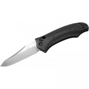 Limited Sale Benchmade Osborne Rift AUTO AXIS 3.67" Satin Plain Blade, Black G10 Handles - 9555