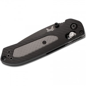 Clearance Benchmade Mini Freek Folding Knife 3" S30V Black Combo Blade, Grivory and Versaflex Handles - 565SBK